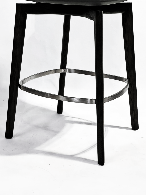 布洛德吧檯椅 (木腳) 