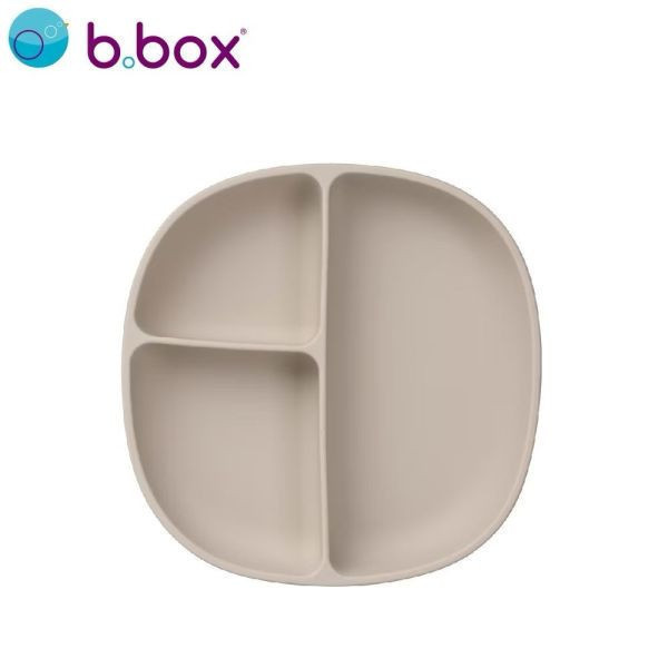 b.box 矽膠附蓋吸盤式餐盤 