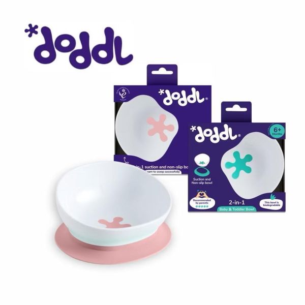 doddl 人體工學碗有引力秒吸餐碗 
