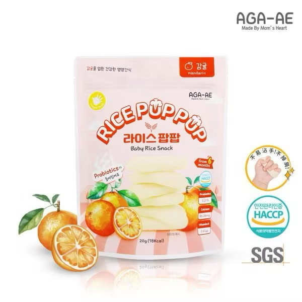 韓國AGA-AE 益生菌寶寶米餅 