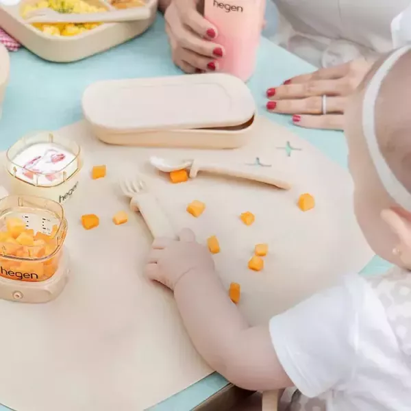 hegen成長餐桌 PPSU 兒童餐具｜多功能叉匙組 