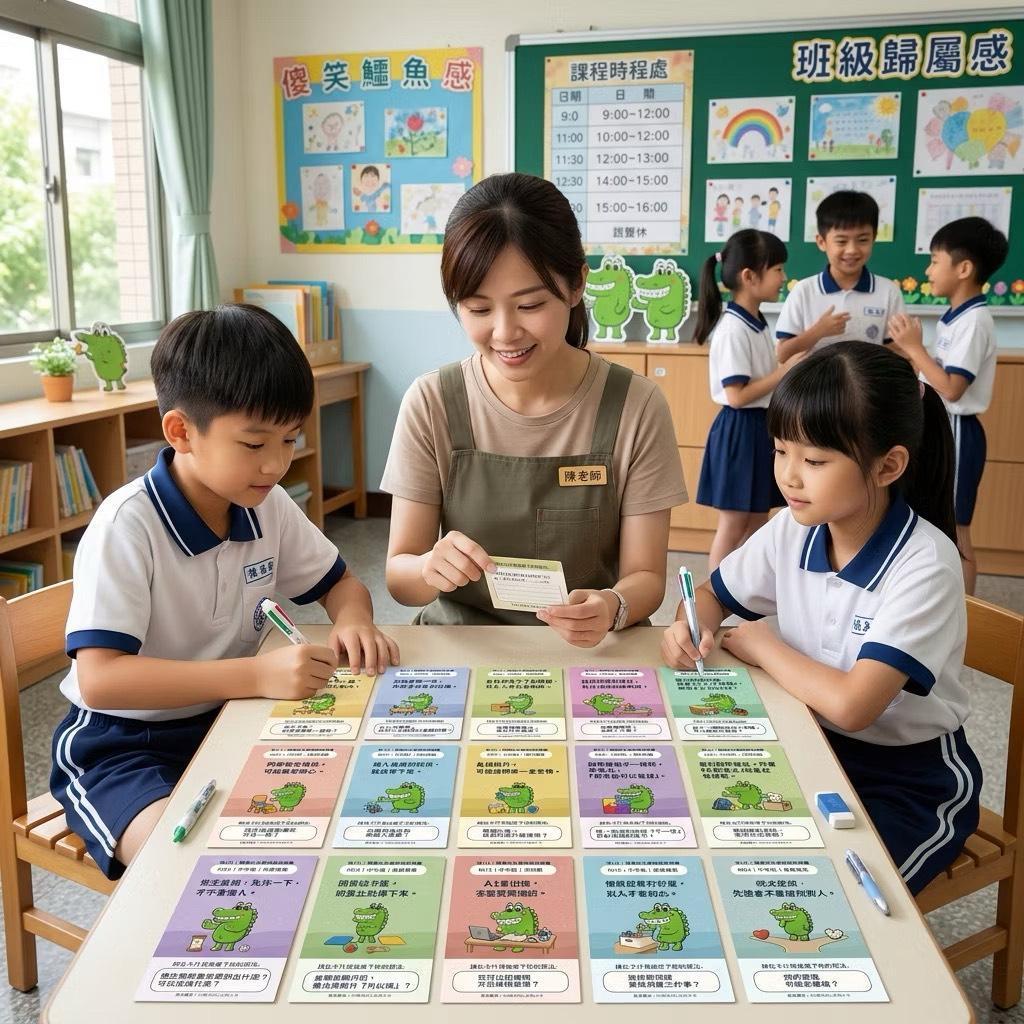 【為老師班級經營加分】第 57 招:處理人際衝突好心累?用「正向小卡」為孩子建構安全感與歸屬感|原文圖例