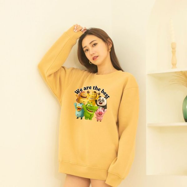 【有刷毛大學T】Best款 Happy款｜TH04｜51106 