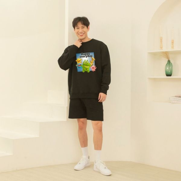 【有刷毛大學T】Best款 Happy款｜TH04｜51106 