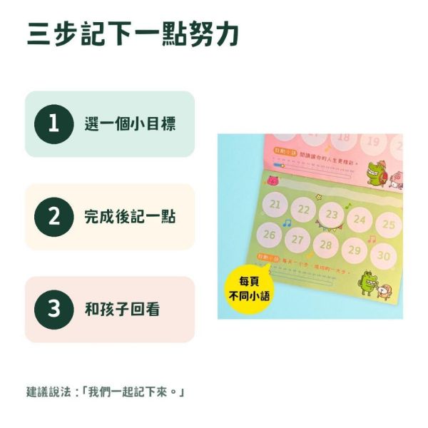 【傻笑鱷魚】天天進步集點本｜A6學生集點冊160點｜日常努力紀錄・班級經營 