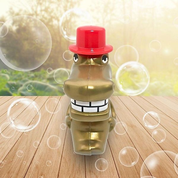 黃金鱷魚泡泡水｜傻笑鱷魚公司貨 
