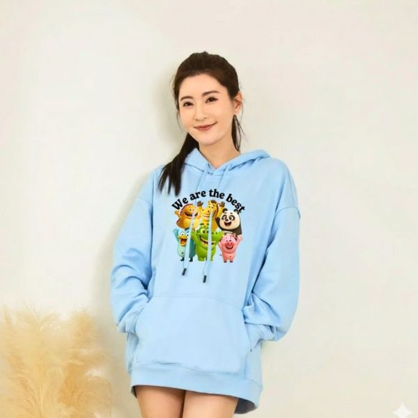 【無刷毛帽T】Best款 Happy款｜AG2000｜51106 