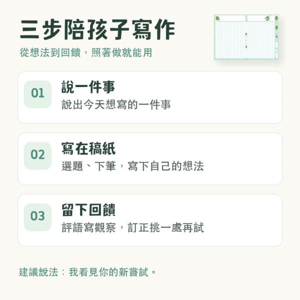 【傻笑鱷魚】A3 500字溫暖作文稿紙｜粉綠粉橘每包30張・作文評語貼紙｜國小寫作練習 