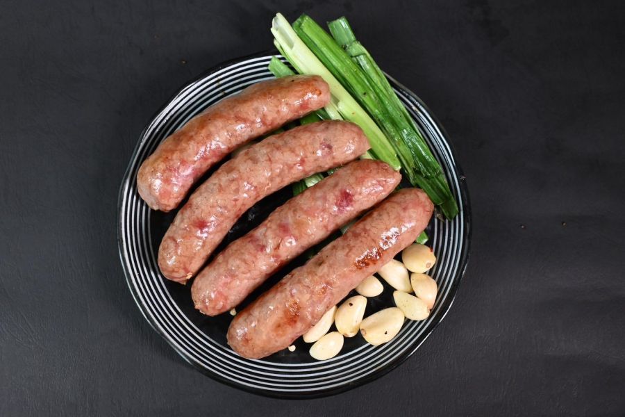 米香腸(300克) 香腸,珍珠香腸,米香腸,珍珠米香腸,鹹豬肉,冷凍品,原味香腸,蒜味香腸,高粱香腸.飛魚卵香腸