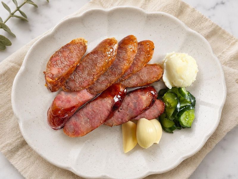 香腸(300克) 香腸,珍珠香腸,米香腸,珍珠米香腸,鹹豬肉,冷凍品,原味香腸,蒜味香腸,高粱香腸.飛魚卵香腸