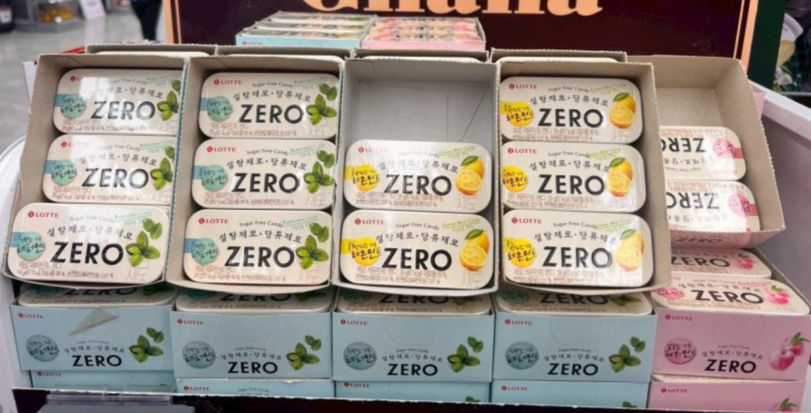 樂天 ZERO 無糖薄荷糖 