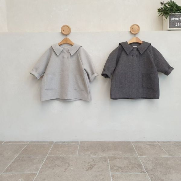 雙排釦羊毛外套(2色) 