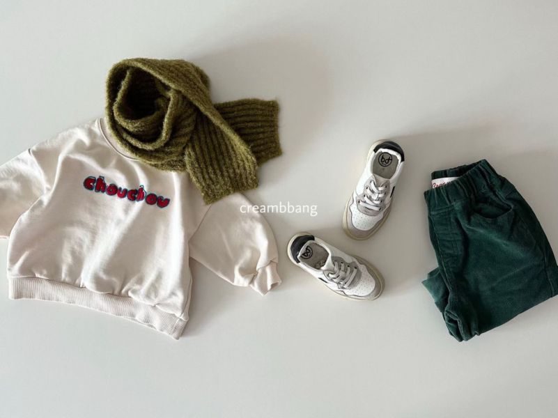 chouchou 立體字母棉上衣(2色) 