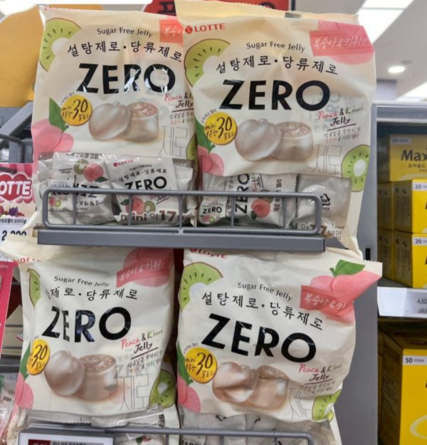樂天 ZERO 無糖果凍軟糖（蜜桃奇異果口味） 