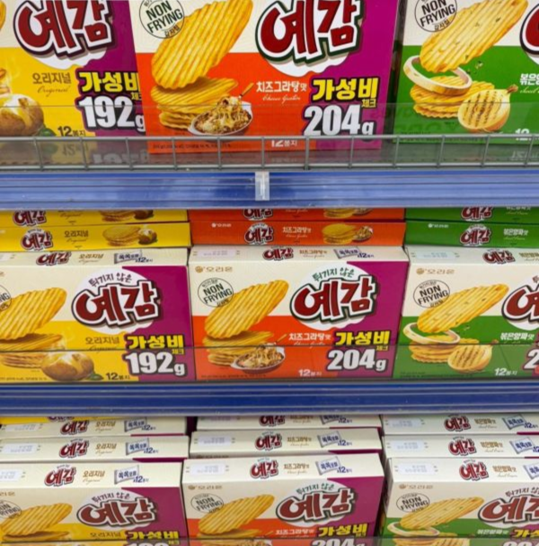 오리온(Orion) 예감 감자칩系列（Orion Yegam Potato Chips） 
