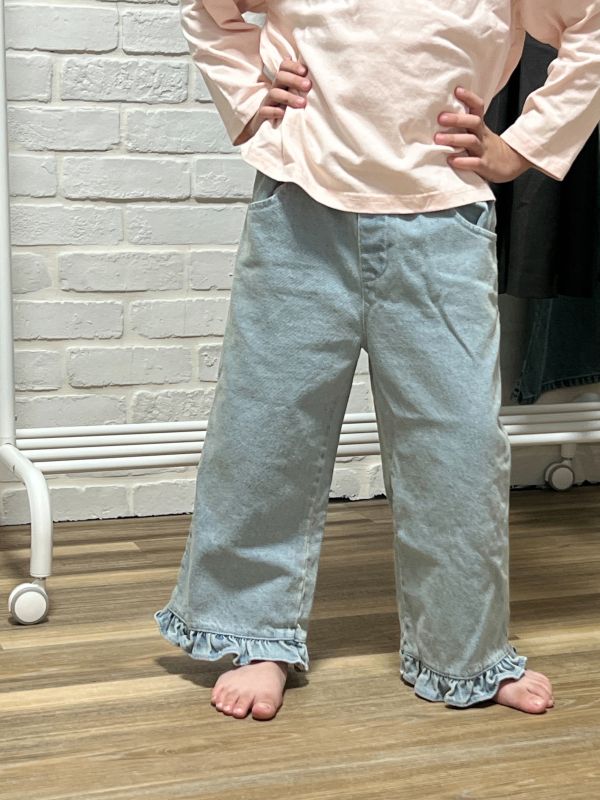 甜漾荷葉邊系列褲 