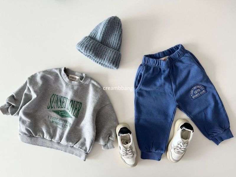 厚棉縮口運動褲(2色) 