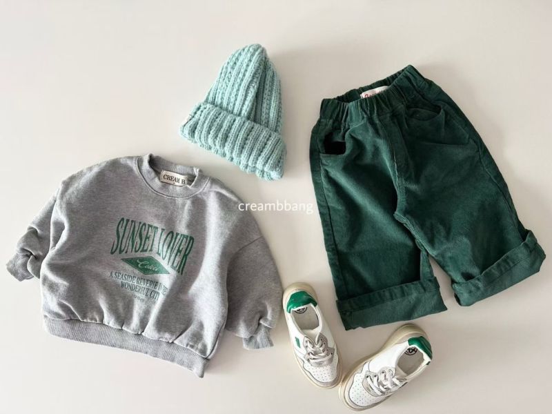 燈芯絨鬆緊長褲(3色) 