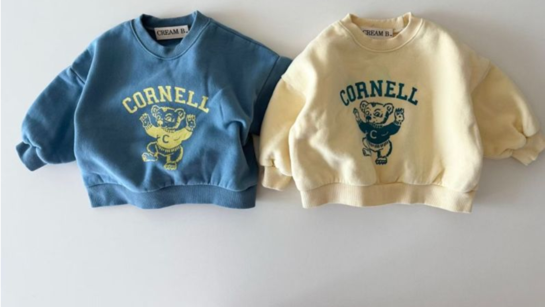 Cornell 小熊內刷毛上衣(2色) 