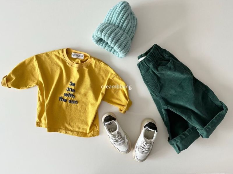 燈芯絨鬆緊長褲(3色) 