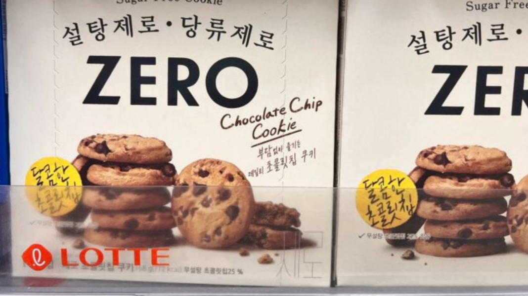 樂天 ZERO 無糖巧克力豆餅乾 