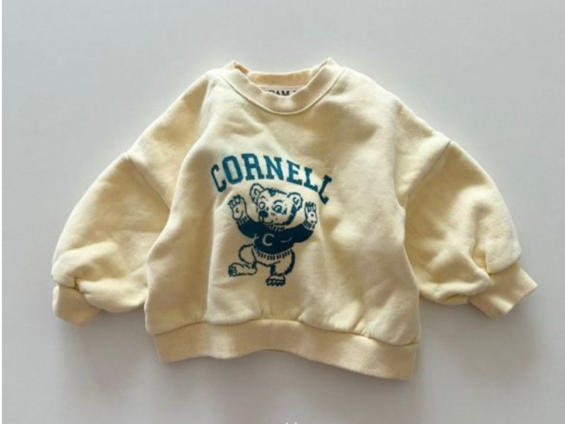 Cornell 小熊內刷毛上衣(2色) 