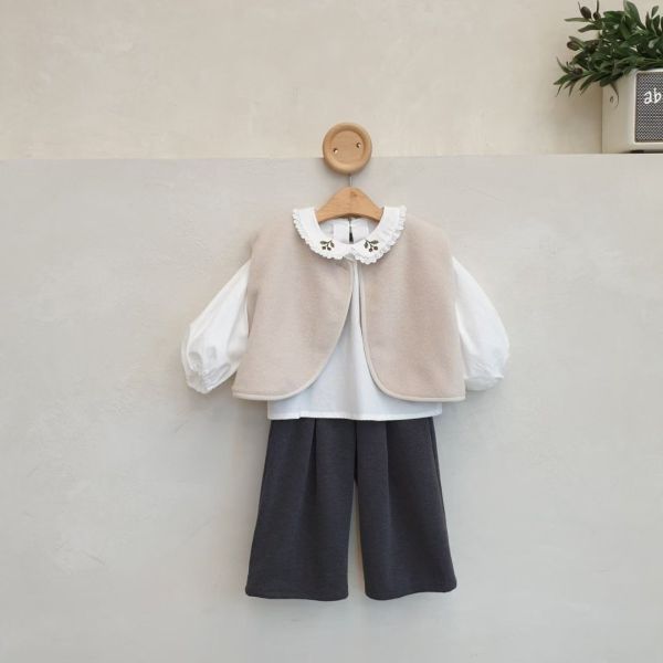 棉質寬褲(深灰) 