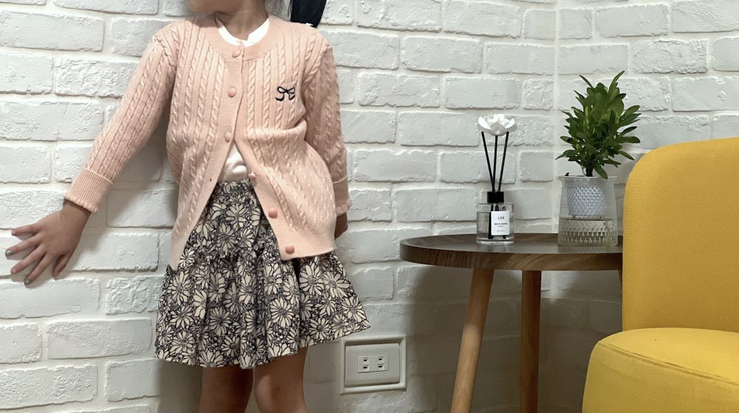 正韓花朵印花蓬蓬裙 正韓,童裝,蓬蓬裙