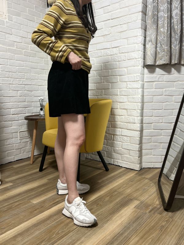 復古條紋針織上衣 