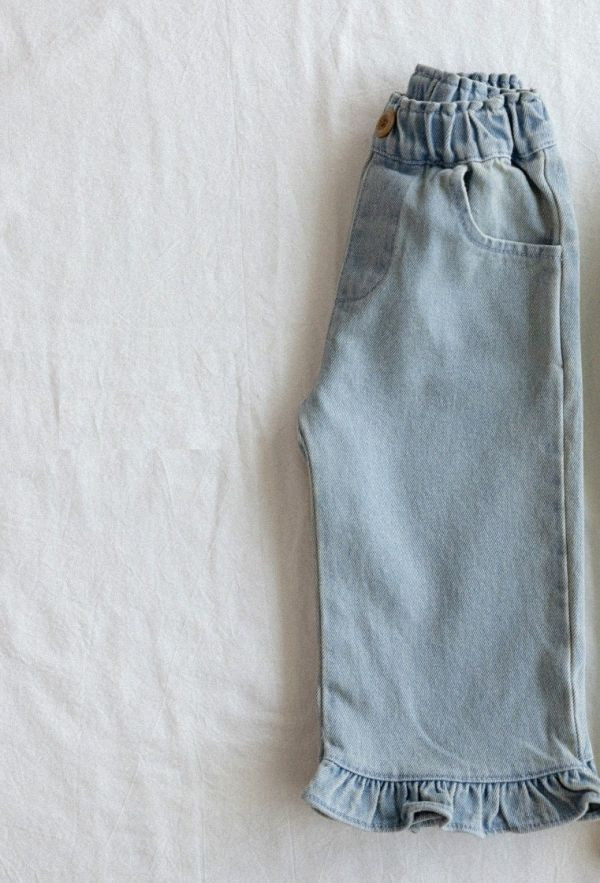 甜漾荷葉邊系列褲 