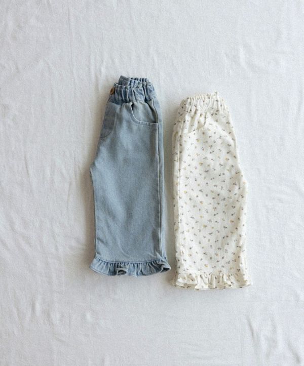 甜漾荷葉邊系列褲 