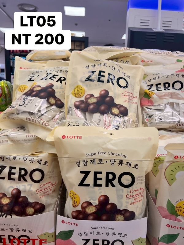 樂天 ZERO 無糖酥脆巧克力球 