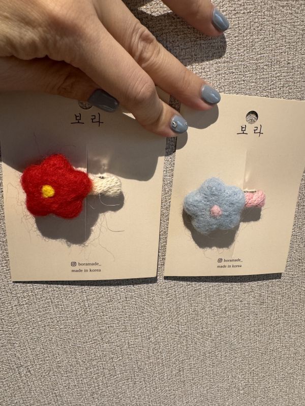 BORA 絨面蝴蝶結髮夾 正韓,真皮,單肩包