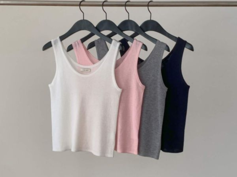 韓系柔軟羊毛混紡背心 