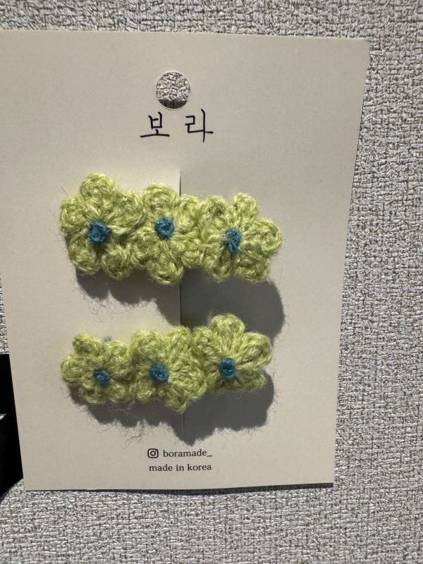 BORA 韓系手工髮夾 正韓,真皮,單肩包