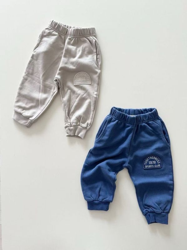 厚棉縮口運動褲(2色) 