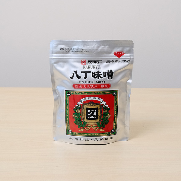 角久 八丁味噌 (銀袋) 八丁味噌,KAKUKYU,岡崎味噌,傳統味噌,日本味噌製造商,長期發酵味噌,德川家康味噌,愛知縣味噌,味噌製作工藝,日本傳統調味料