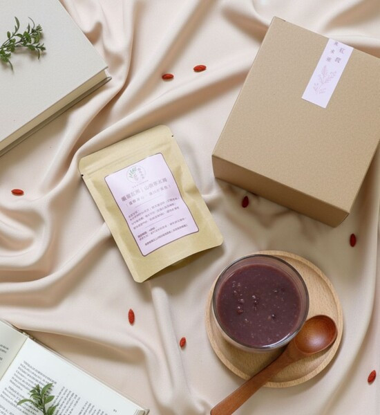 紅潤系列｜山藥黑米粥 紅潤粥、暖室本草、山藥黑米粥、養生粥、porridge、ruddy porridge、養生粥、氣色補養