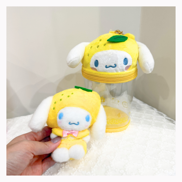 Sanrio水果派對系列(吊飾+罐子包)｜日本 Hello Kitty,大耳狗,Melody,帕恰狗