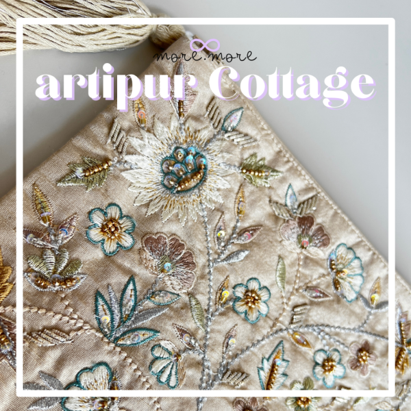 氣質花朵珠繡化妝包 