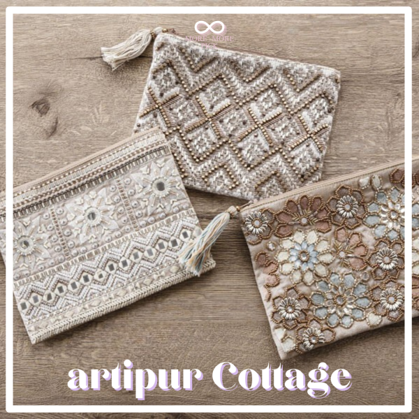 artipur Cottage扁平收納袋·花式幾何｜日本 