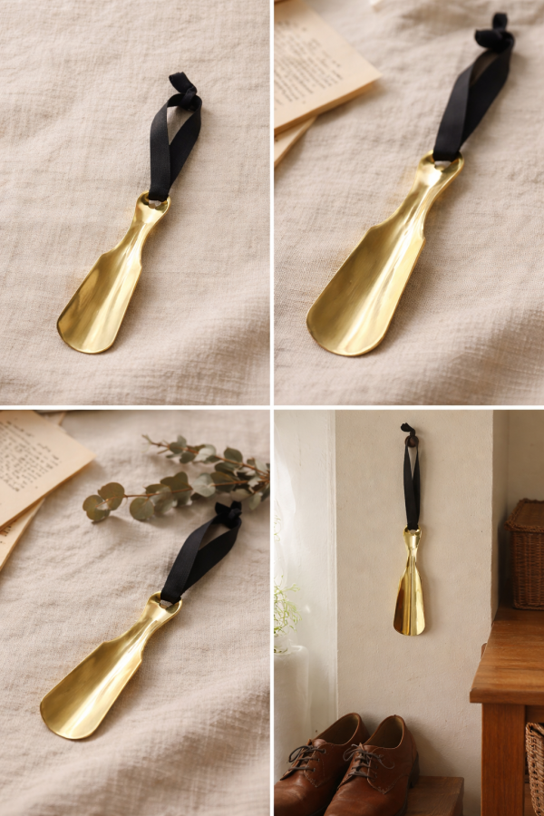 shesay黃銅風格鞋拔｜日本 