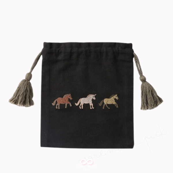 artipur Cottage抽繩收納袋·小馬兒圖案｜日本 