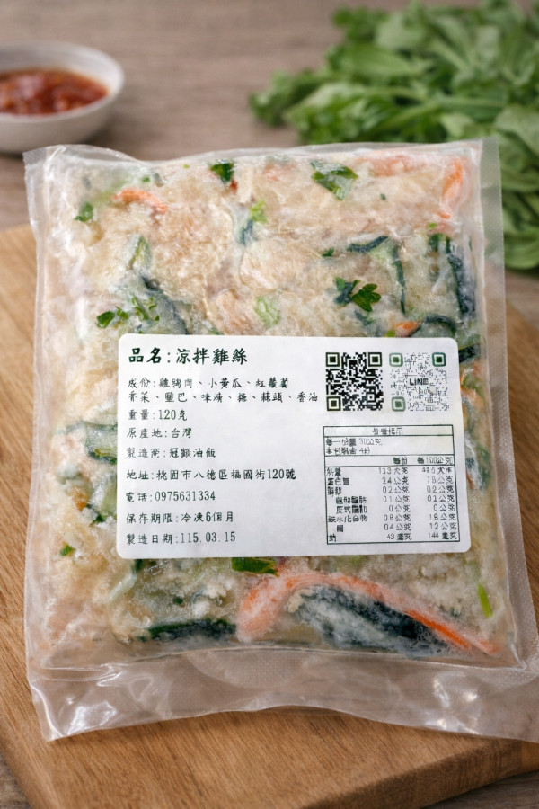 涼拌雞絲 涼拌雞絲,古早味涼拌雞絲,冷盤小菜,開胃小菜,解凍即食,雞絲小菜,宅配