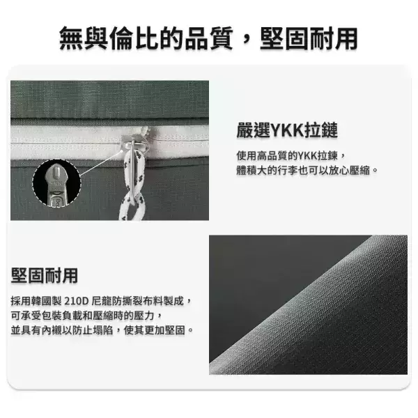 【韓國Branden】二代 超抗壓旅行壓縮袋「粉色混色」 S+S+M+M+L 五件組 壓縮收納袋 壓縮袋 收納袋 旅行收納袋 