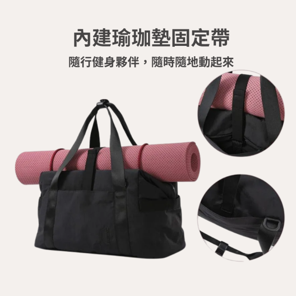 【美國Bagsmart】多功能輕量托特包 大容量 出差通勤 工作包 可放筆電 購物袋 輕旅行 運動包 可放A4 