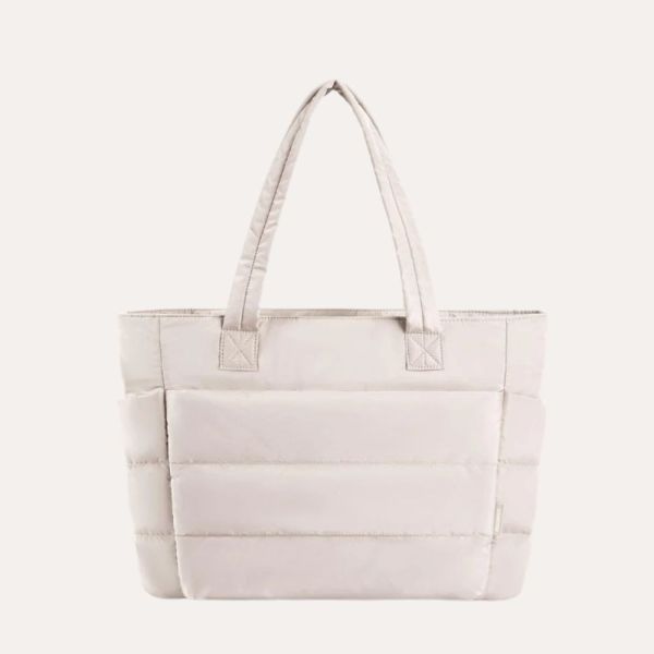 【美國Bagsmart】輕量蓬鬆托特包 20L 托特包 出差通勤 工作包 可放筆電 購物袋 輕旅行 可放A4 