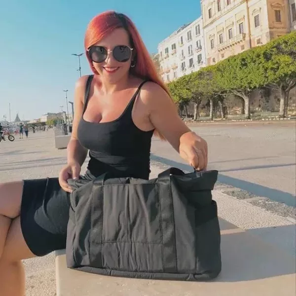 【美國Bagsmart】多功能輕量托特包 大容量 出差通勤 工作包 可放筆電 購物袋 輕旅行 運動包 可放A4 