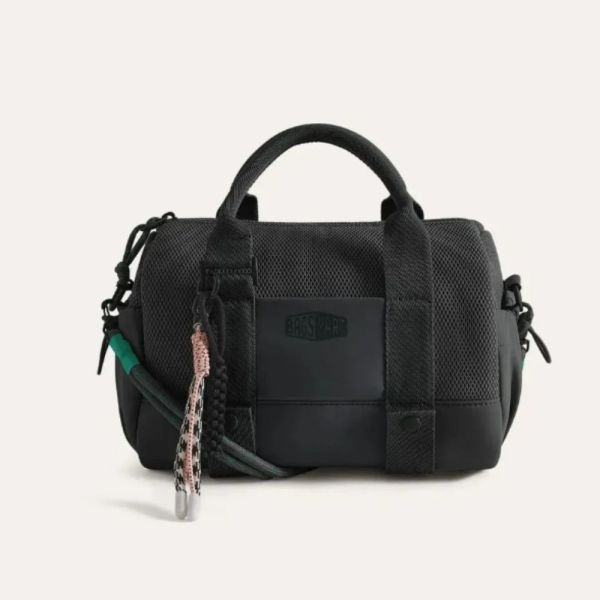 【美國Bagsmart】輕量迷你手提包5.5L 行李包 運動包 輕巧容量 多隔層 運動包 可掛瑜珈墊 防水PVC 