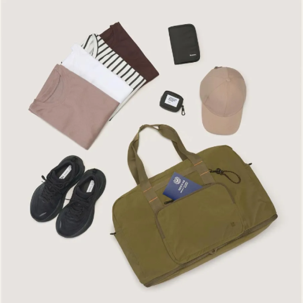 【韓國Branden】多功能可折疊波士頓包 / 斜背包（可擴充） 